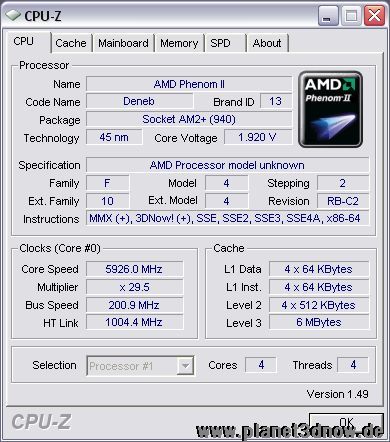 Phenom II Overclocked