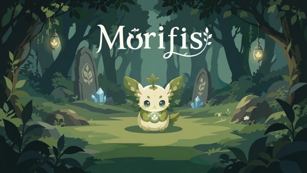 Morifis tower defense game key art by Hakumai Studio